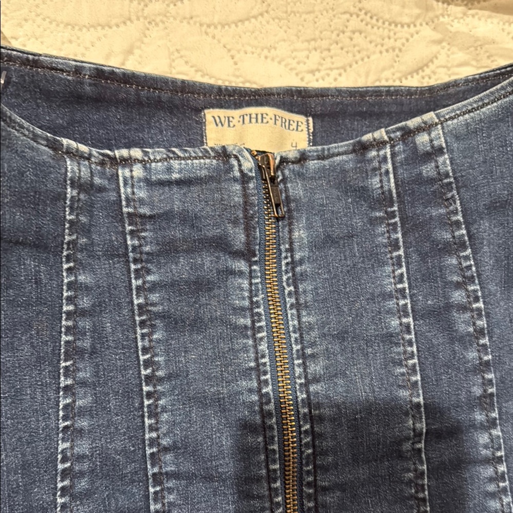 We The Free Denim skirt